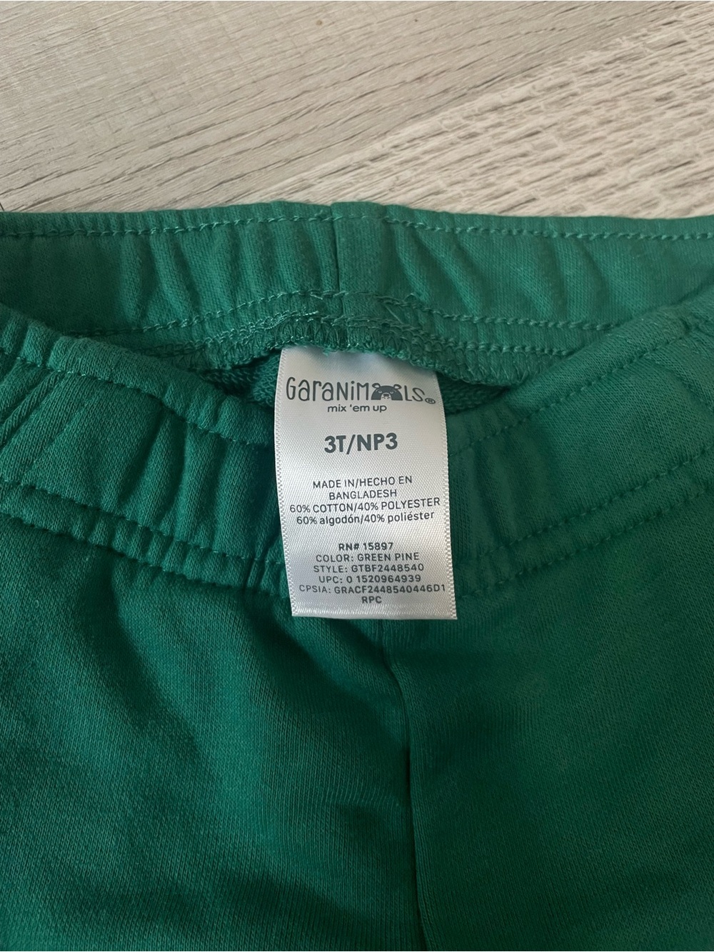 Garanimals Pine Green Toddler Shorts